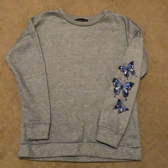 Derek heart grey hoodie Size M - Picture 1 of 1